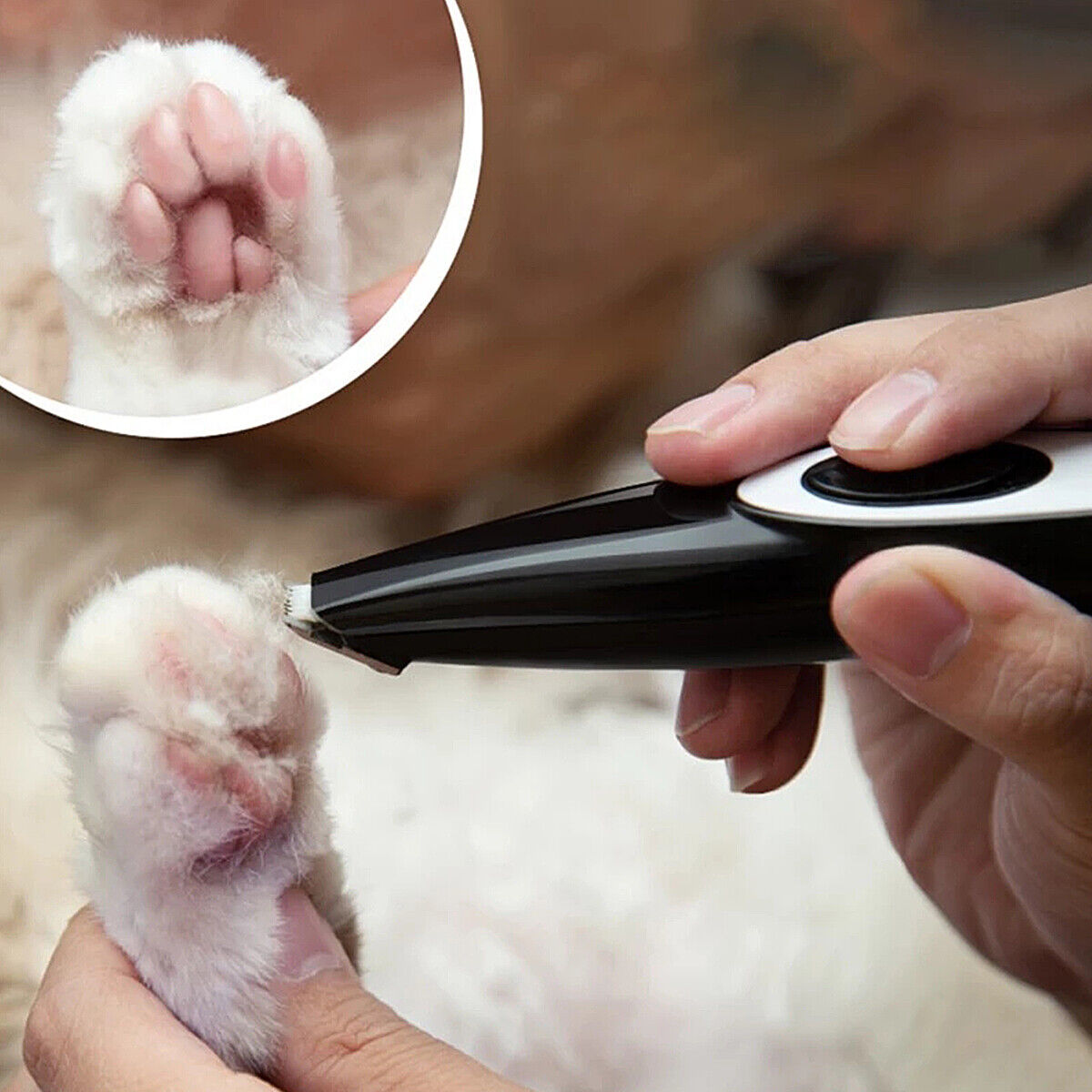 PawEase Cordless Grooming Tool for Pet Fur