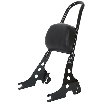 Durable Cruiser Companion Motorcycle Backrest and Sissy Bar