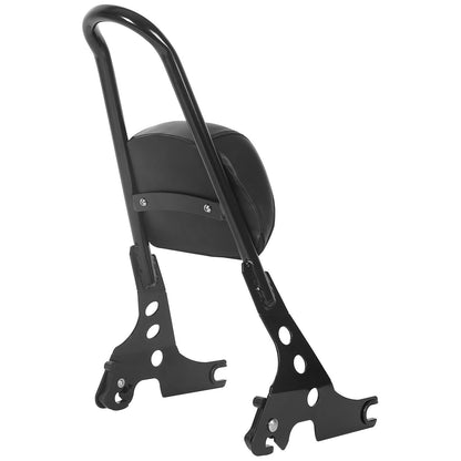 Durable Cruiser Companion Motorcycle Backrest and Sissy Bar