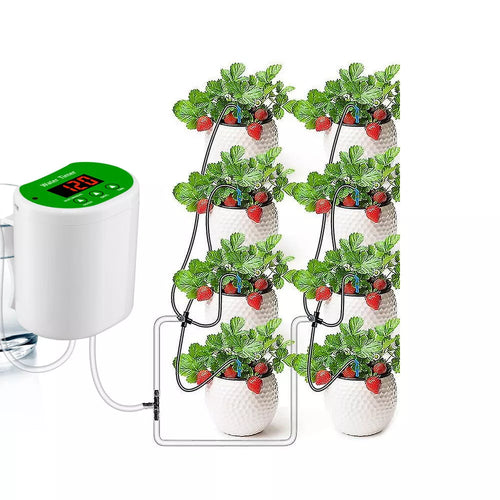 Smart Indoor Plant Irrigation System with Timer and Pump