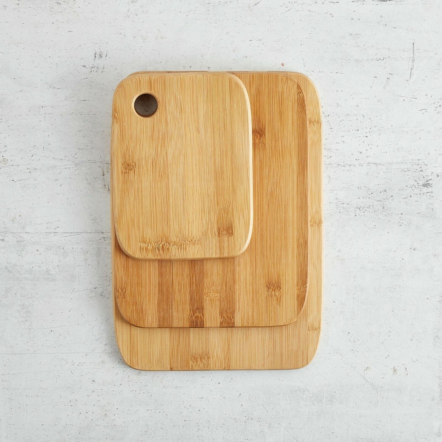 Bamboo Cutting Board Set – 3-Piece Eco-Friendly Kitchen Boards