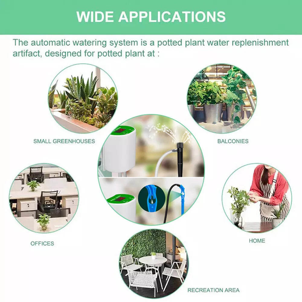 Smart Indoor Plant Irrigation System with Timer and Pump
