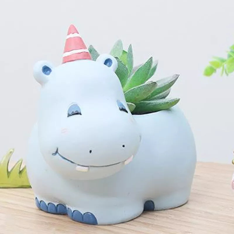 Collection of Playful Animal-Themed Planters