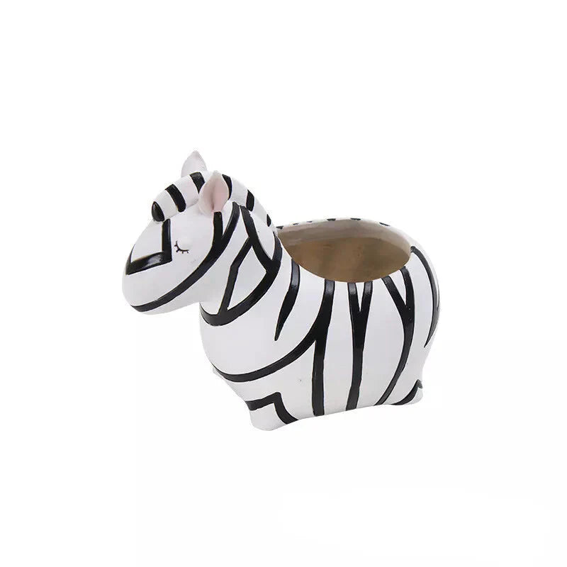 Collection of Playful Animal-Themed Planters