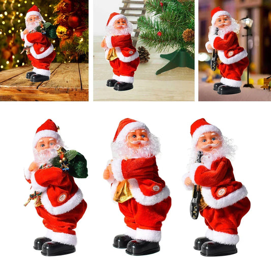 Dancing Santa Claus Holiday Decoration for Festive Home Decor – Free Shipping