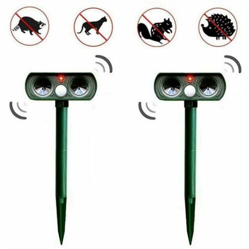 Solar-Powered Ultrasonic Wildlife Repeller