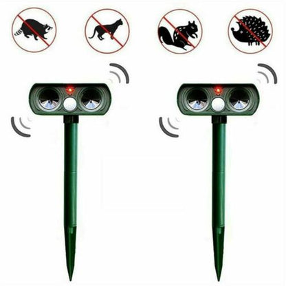 Solar-Powered Ultrasonic Wildlife Repeller