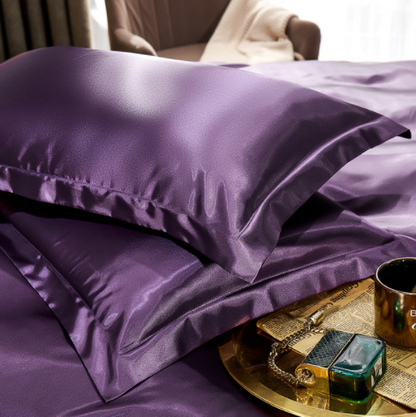 2-Pack Luxe Silk Satin Pillow Covers for Ultimate Comfort