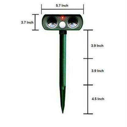 Solar-Powered Ultrasonic Wildlife Repeller