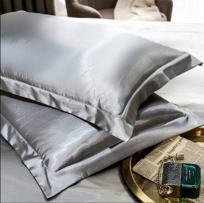 2-Pack Luxe Silk Satin Pillow Covers for Ultimate Comfort