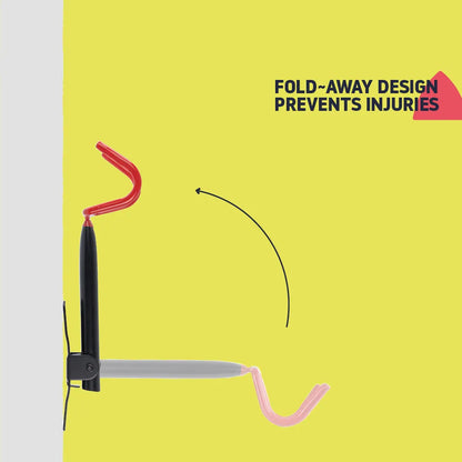 Space-Saving Wall Hook for Folding Bikes – Bike Hook with Protective Features