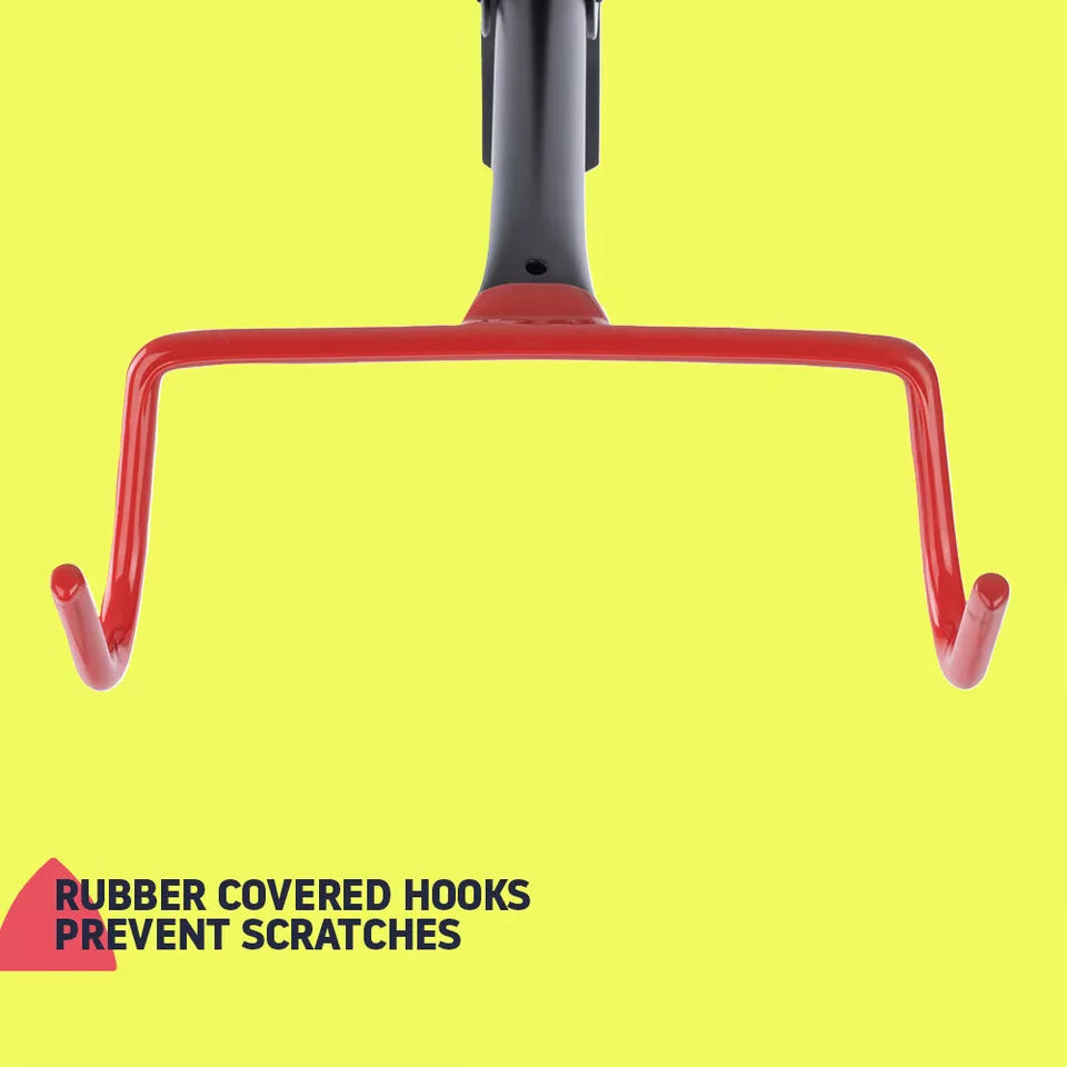Space-Saving Wall Hook for Folding Bikes – Bike Hook with Protective Features