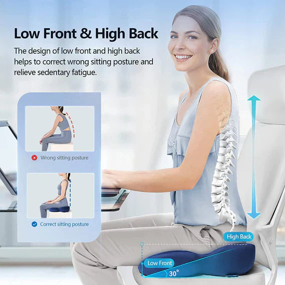 Ergonomic Memory Foam Seat Cushion for OrthoComfort Support