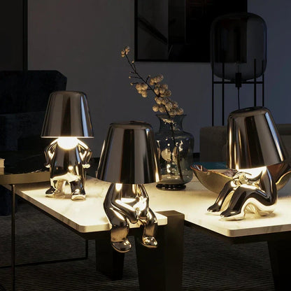 Stylish Touch-Controlled Table Lamp with Adjustable Brightness