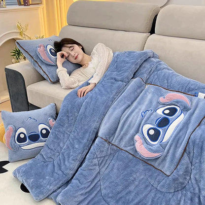 CozyNest Blanket and Pillow Set for Comfortable Home Use