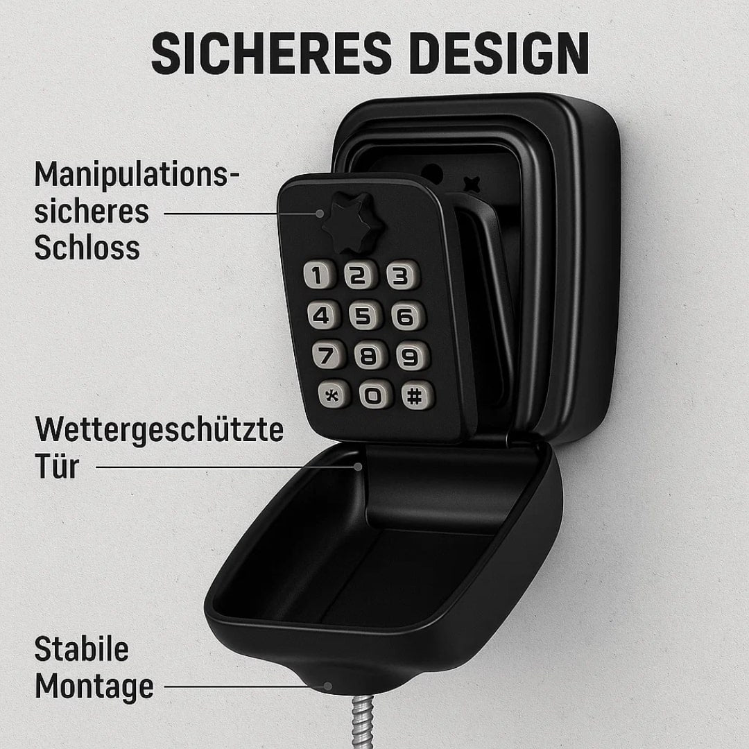Outdoor Key Box | Key Safe with Code Lock