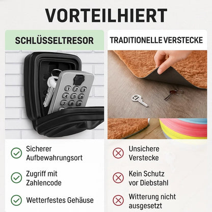 Outdoor Key Box | Key Safe with Code Lock