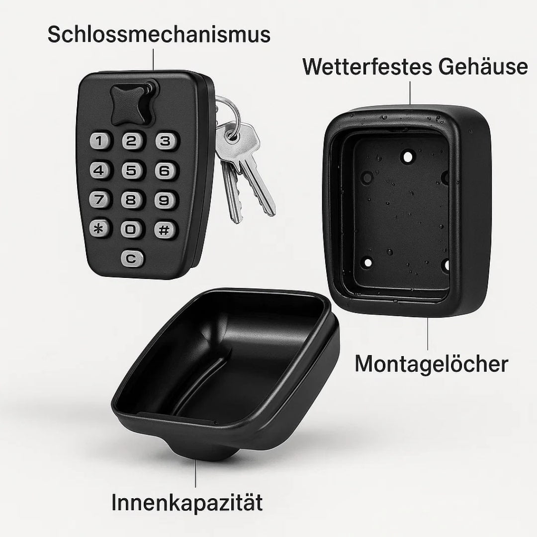 Outdoor Key Box | Key Safe with Code Lock