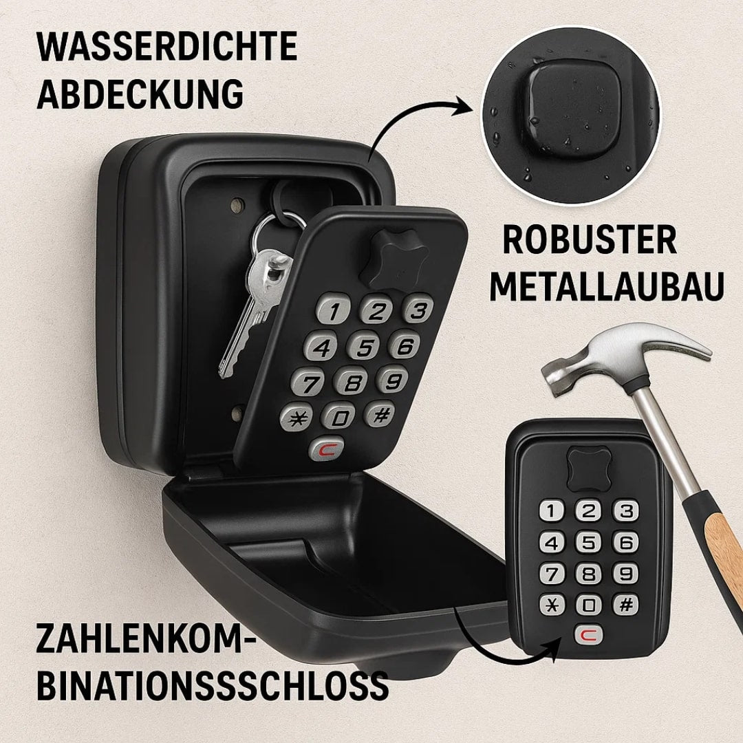 Outdoor Key Box | Key Safe with Code Lock