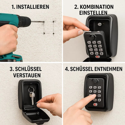 Outdoor Key Box | Key Safe with Code Lock