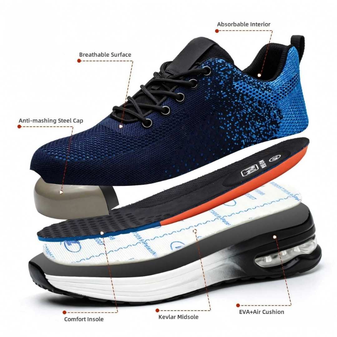 Lightweight Safety Trainers with Steel Toe Protection – Perfect for Work