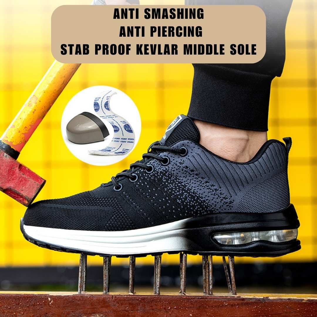 Lightweight Safety Trainers with Steel Toe Protection – Perfect for Work