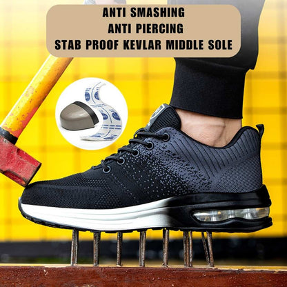 Lightweight Safety Trainers with Steel Toe Protection – Perfect for Work