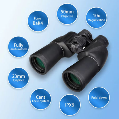 HD Night Vision Binoculars Featuring BAK4 Prisms