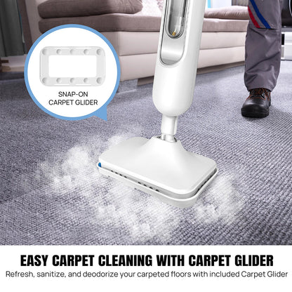 Chemical-Free Deep Cleaning Steam Mop, 110°C Professional Use