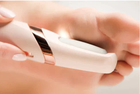 Rechargeable Foot Care Device for Smooth Skin
