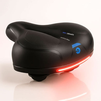 Comfort Touring Bicycle Seat with Ergonomic Suspension Design