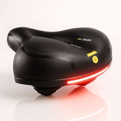 Comfort Touring Bicycle Seat with Ergonomic Suspension Design