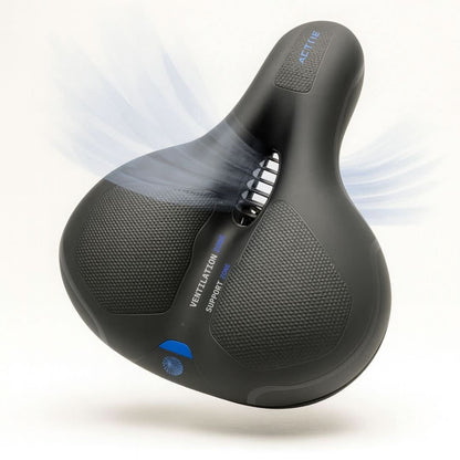 Comfort Touring Bicycle Seat with Ergonomic Suspension Design
