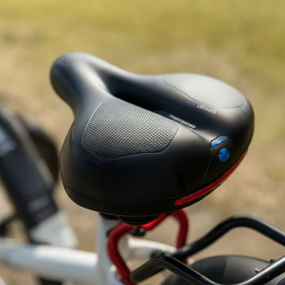 Comfort Touring Bicycle Seat with Ergonomic Suspension Design