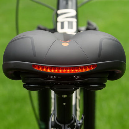 Comfort Touring Bicycle Seat with Ergonomic Suspension Design