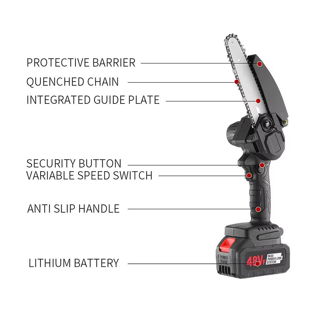 Handheld Chainsaw for Precision Cutting