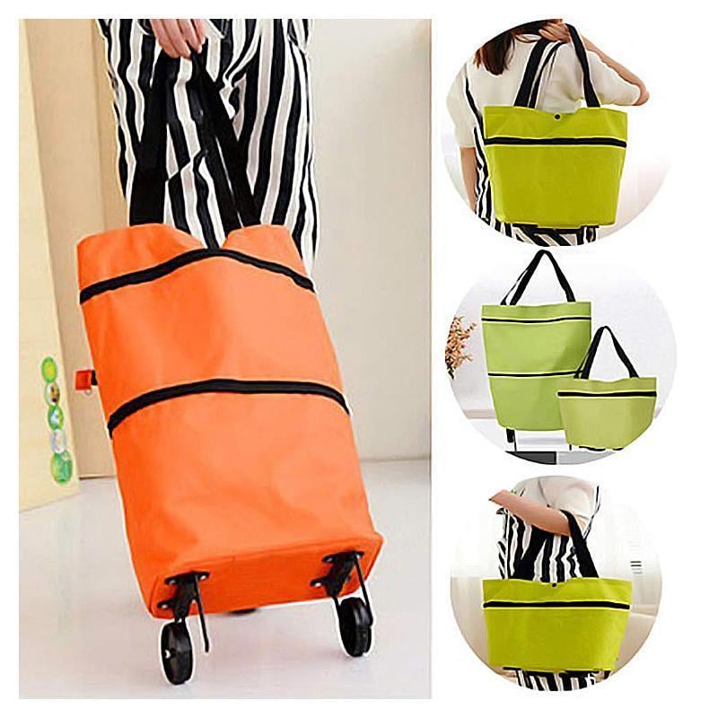 Versatile Rolling Grocery Bag | Expandable & Easy to Store