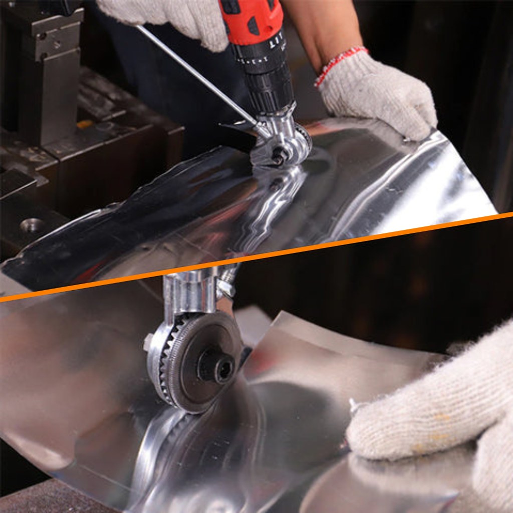 Metal Cutter Attachment for Drills | Precision Sheet Cutting Up to 2 mm