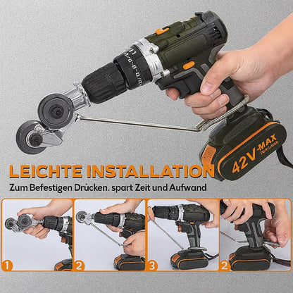 Metal Cutter Attachment for Drills | Precision Sheet Cutting Up to 2 mm