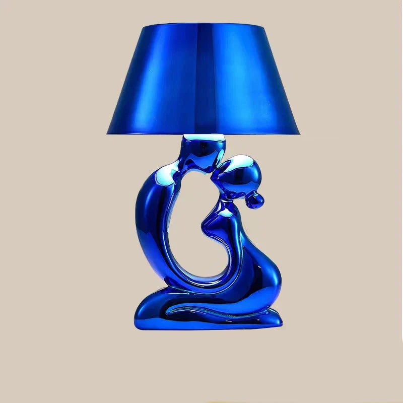 Artistic Rechargeable Table Lamp with Cordless Freedom