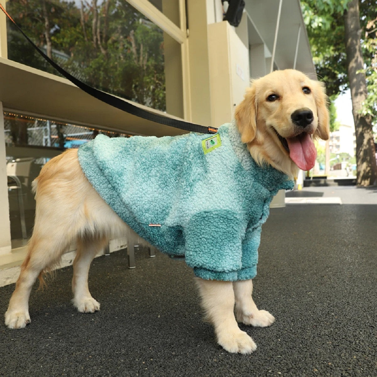 Lambswool Coat Jacket for Large Dogs – Thick Warm Clothing