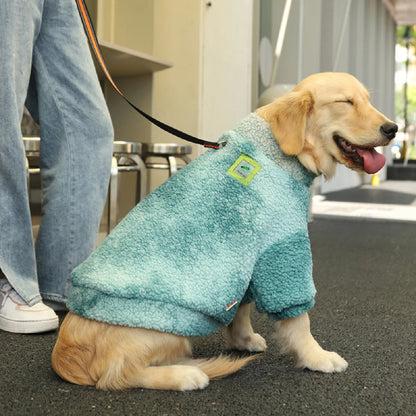 Lambswool Coat Jacket for Large Dogs – Thick Warm Clothing
