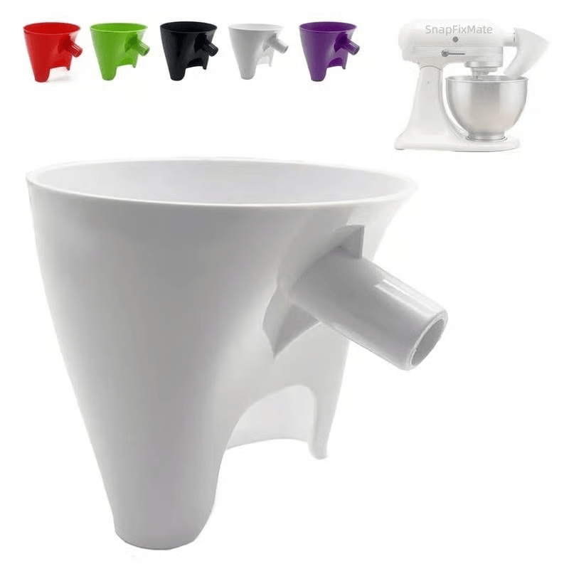 Flour Funnel for Kitchen Mixers | Spill-Free Ingredient Pouring