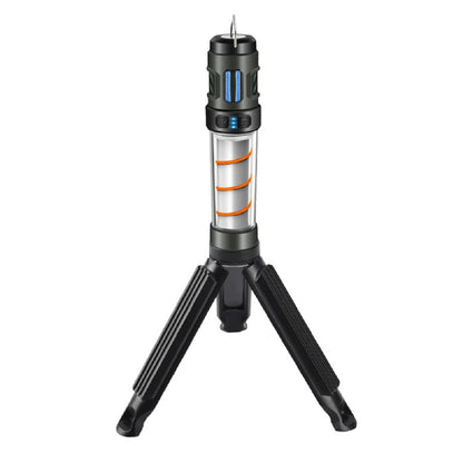 Magnetic Tactical Mosquito Lamp with Portable LED Flashlight for Camping