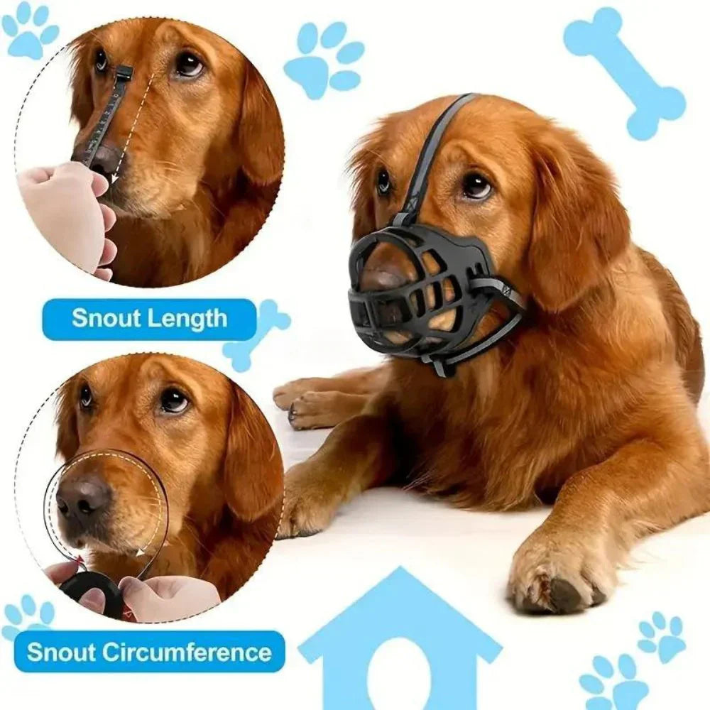 Dog Muzzle with Secure Fit - Comfortable and Safe for Pets
