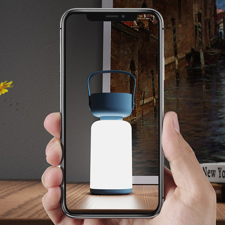 Waterproof Portable LED Table Lamp with Modern Cylinder Design