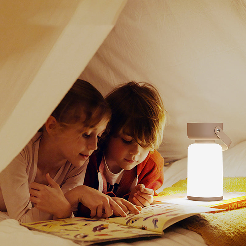 Waterproof Portable LED Table Lamp with Modern Cylinder Design