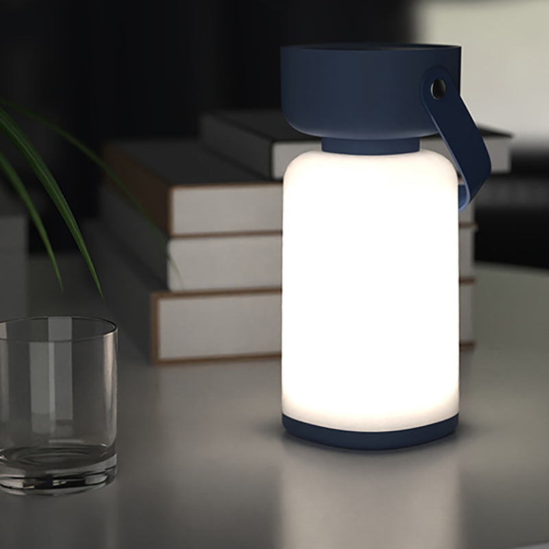 Waterproof Portable LED Table Lamp with Modern Cylinder Design