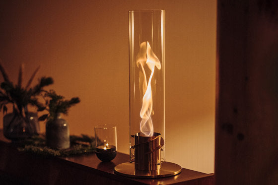 Modern Tabletop Fireplace with Adjustable Flames for a Cozy Ambience