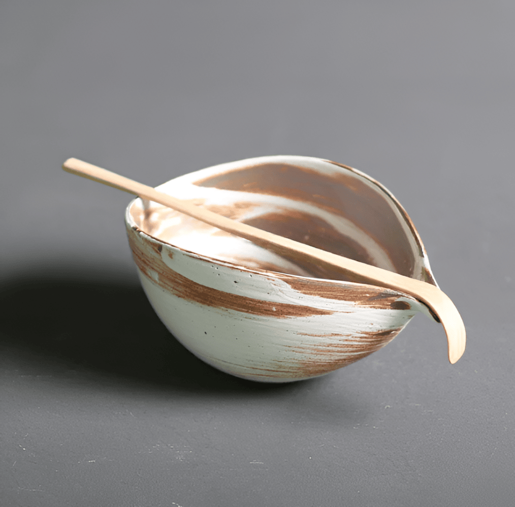 Ceramic and Bamboo Matcha Set from Japan – 4-Piece Tea Essentials